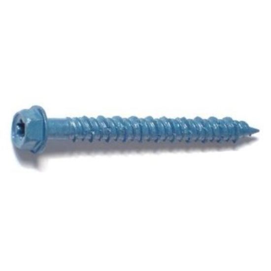 Masonry Screw, 1/4 x 2-1/4-In. Star Hex Head, 100-Pk.