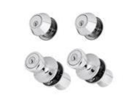 Steel Pro Satin Chrome Deadbolt and Door Knob Combo