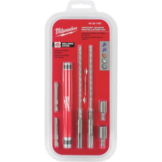 Milwaukee SDS-PLUS Rotary Hammer Drill Bit Set (7-Pieces)