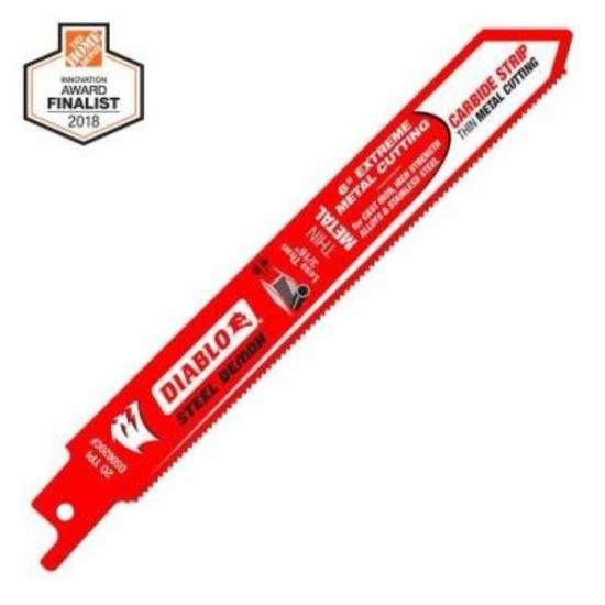 Diablo Steel Demon 6 In. 20 TPI Carbide Thin Metal Reciprocating Saw Blade