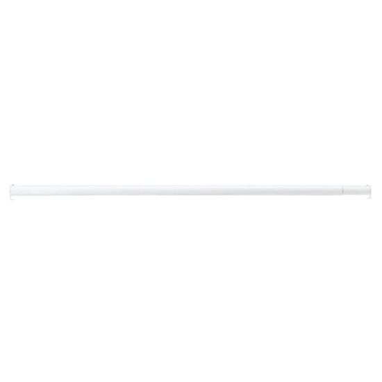 John Sterling Closet-Pro 48 In. to 72 In. x 1-1/4 In. Extra Heavy-Duty Adjustable Closet Rod, White
