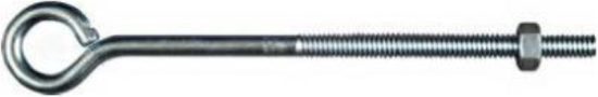 National 1/4 In. x 6 In. Zinc Eye Bolt with Hex Nut