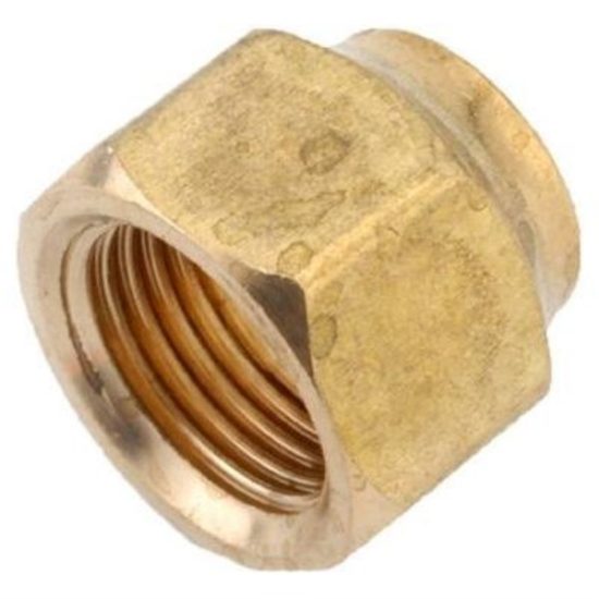 Anderson Metals 5/8 In. Brass Forged Short Flare Nut