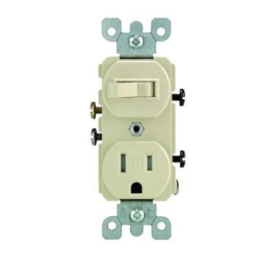 Leviton Ivory 15A Commercial Grade Switch & Outlet