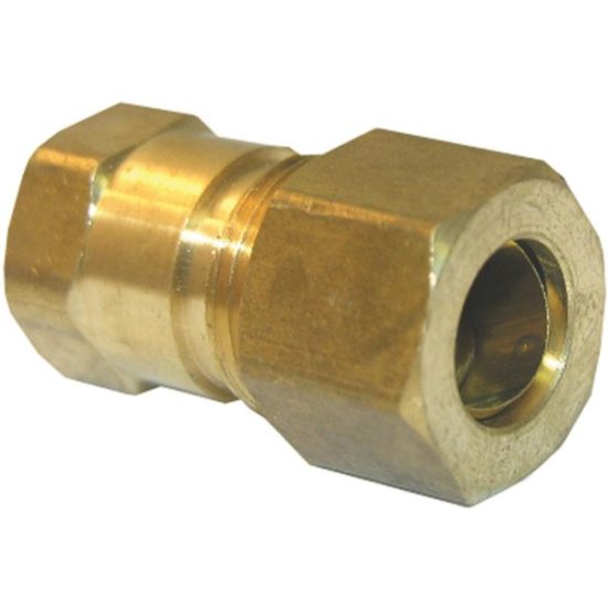 Lasco 3/8 In. C x 1/8 In. FPT Brass Compression Adapter