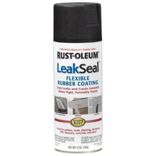 Rust-Oleum LeakSeal 12 Oz. Flexible Rubber Coating, Black