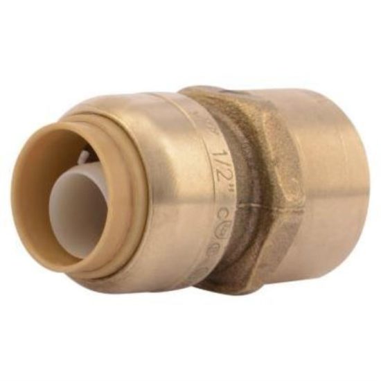 SharkBite 1/2 In. x 1/2 In. FNPT Straight Brass Push-to-Connect Female Adapter