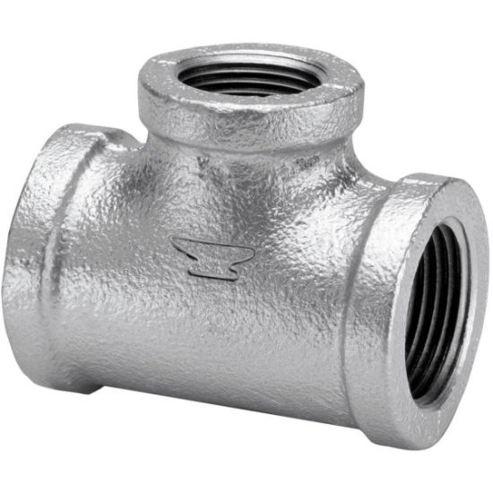 Anvil 2 In. Malleable Iron Galvanized Tee