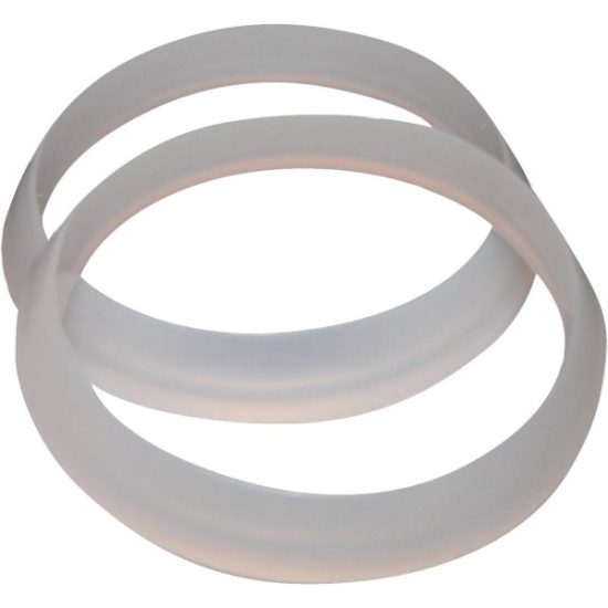 Lasco 1-1/2 In. White Plastic/Poly Slip Joint Washer (2-Pack)