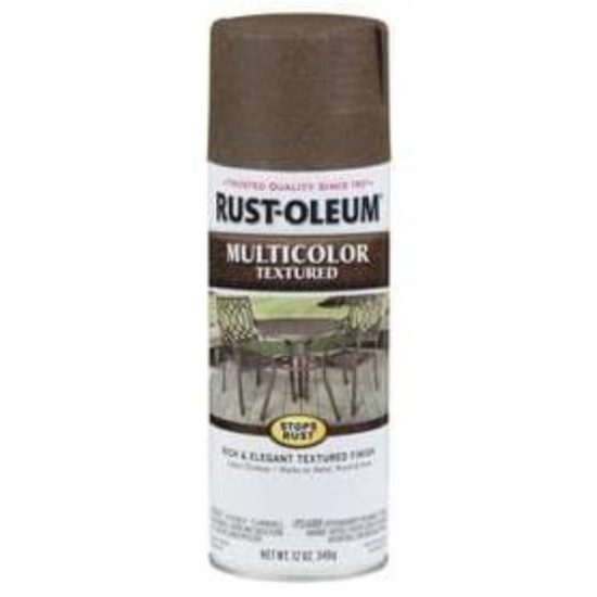 Rust-Oleum Stops Rust MultiColor 12 Oz. Textured Spray Paint, Autumn Brown