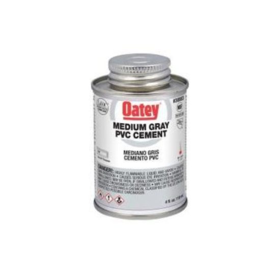 Oatey 4 Oz. 40 F to 90 F PVC Gray Cement