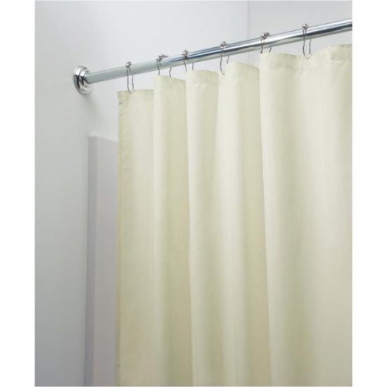 iDesign 72 In. x 72 In. Sand Polyester Shower Curtain Liner