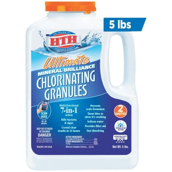 HTH Pool Care 5 Lb. Chlorine Granules