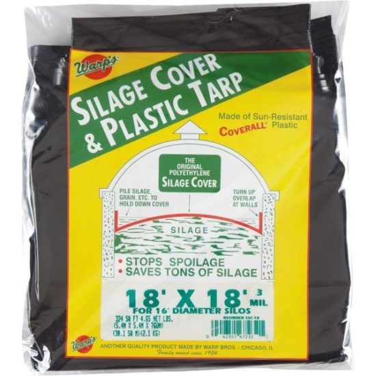 Warp's 18 Ft. X 18 Ft. Coverall Polyethylene 3 Mil. Silage Cover