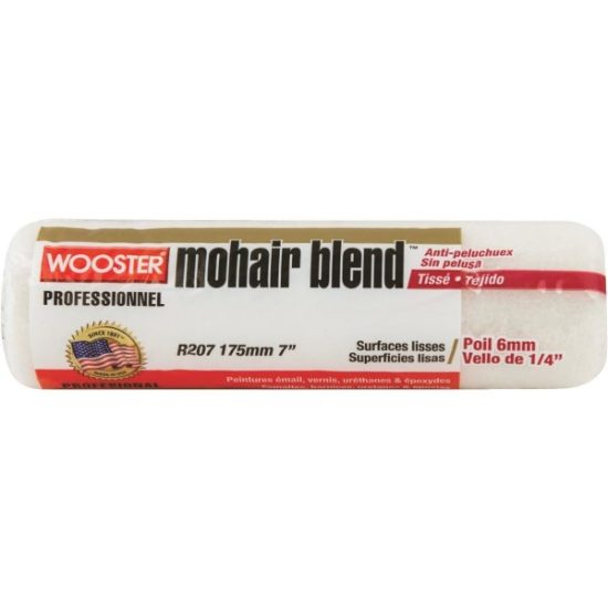 Wooster Mohair Blend 7 In. x 1/4 In. Woven Fabric Roller Cover