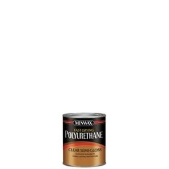 Minwax Semi-Gloss Fast-Drying Interior Polyurethane, 1/2 Pt.