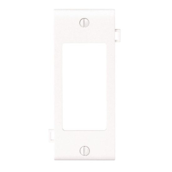 Leviton 1-Gang Plastic Sectional Rocker Decorator Wall Plate Center Panel, White