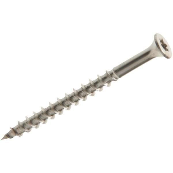 Grip-Rite PrimeGuard Max #10 x 2-1/2 In. Stainless Steel Star Deck Screw (352 Ct. Jar)
