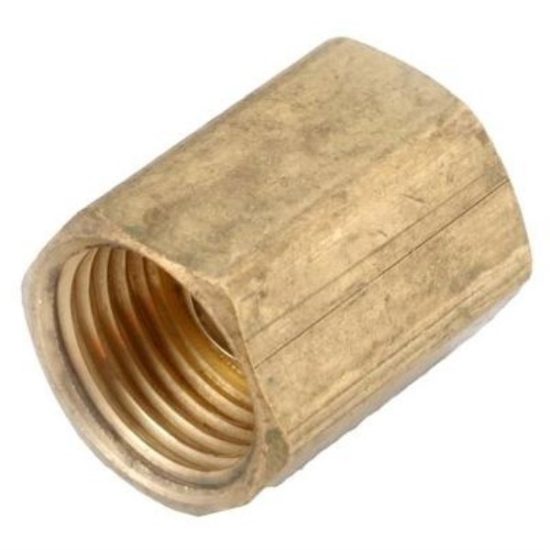 Anderson Metals 3/16 In. Brass Inverted Flare Union