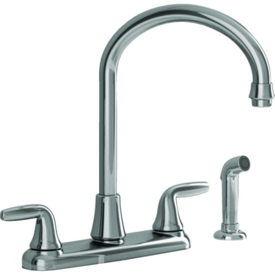 American Standard Jocelyn 2-Handle Hi-Arc Kitchen Faucet with Side Spray, Chrome