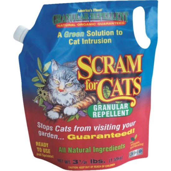Scram For Cats 3.5 Lb. Granular Organic Animal Repellent