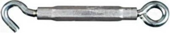 National 3/8 In. x 10-1/2 In. Stainless Steel Hook & Eye Turnbuckle