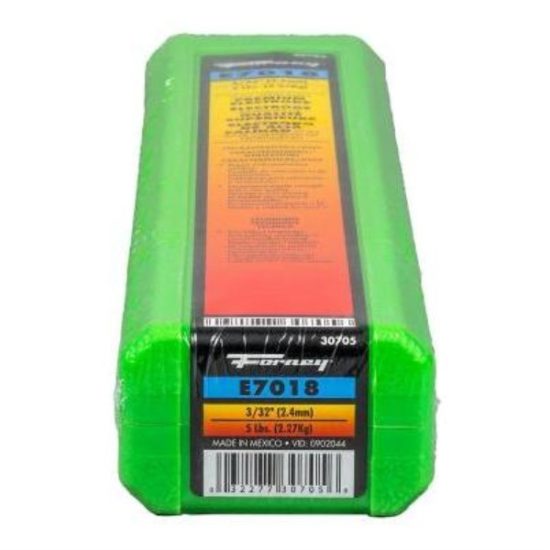 Forney E7018 Mild Steel Low Hydrogen Electrode, 3/32 In., 5 Lb.