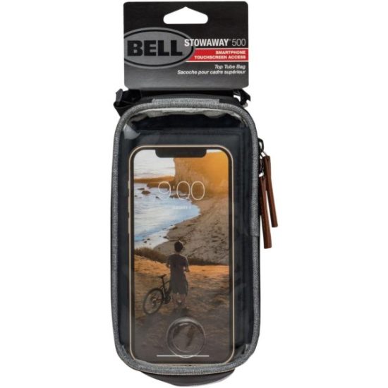 Bell Stowaway 500 Top Tube Charcoal Bicycle Phone Holder