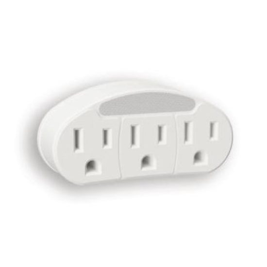 Westek White Dusk To Dawn LED Outlet Adapter Night Light