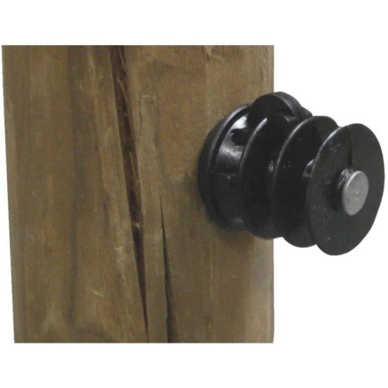 Dare Nail-On Black Polyethylene Electric Fence Insulator (25-Pack)