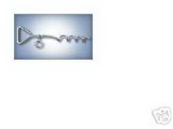 Westminster Pet Ruffin' it 15.33 In. Corkscrew Tempered Steel Dog Tie-Out Stake