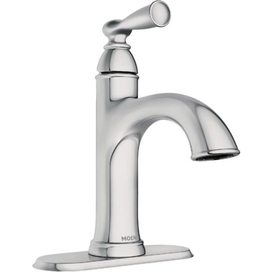 Moen Banbury Chrome 1-Handle High Arc Centerset Bathroom Faucet