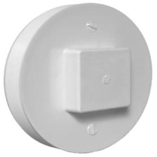 Charlotte Pipe 3 In. Schedule 40 DWV Cleanout PVC Plug