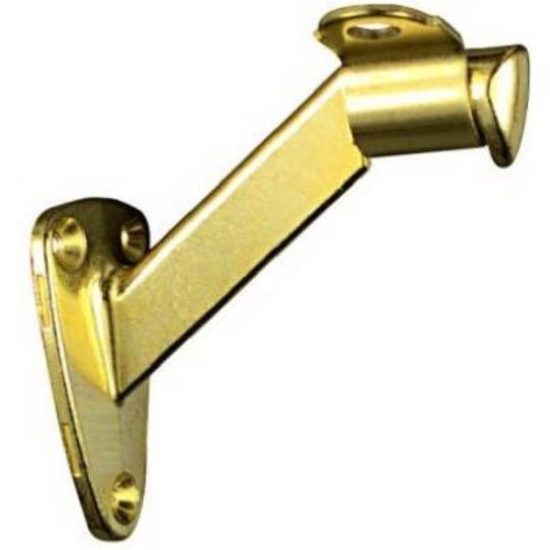 National Brass Zinc Die-Cast With Steel Strap Handrail Bracket