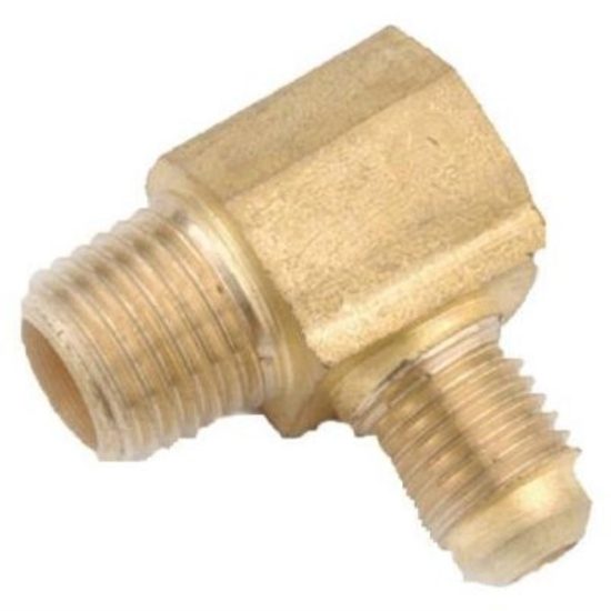 Anderson Metals 1/2 In. x 3/4 In. Male 90 Deg. Flare Brass Elbow (1/4 Bend)