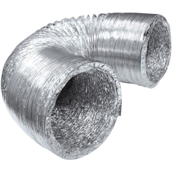 Lambro 4 In. x 8 Ft. Aluminum Flexible Transision Dryer Duct