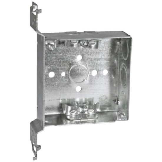 Raco Bracket Mount 4 In. x 4 In. Welded Steel Square Box