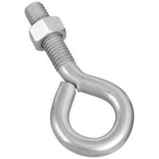 National 1/2 In. x 4 In. Zinc Eye Bolt with Hex Nut