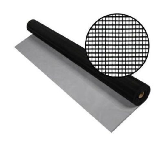 Phifer 36 In. x 100 Ft. Black Aluminum Screen
