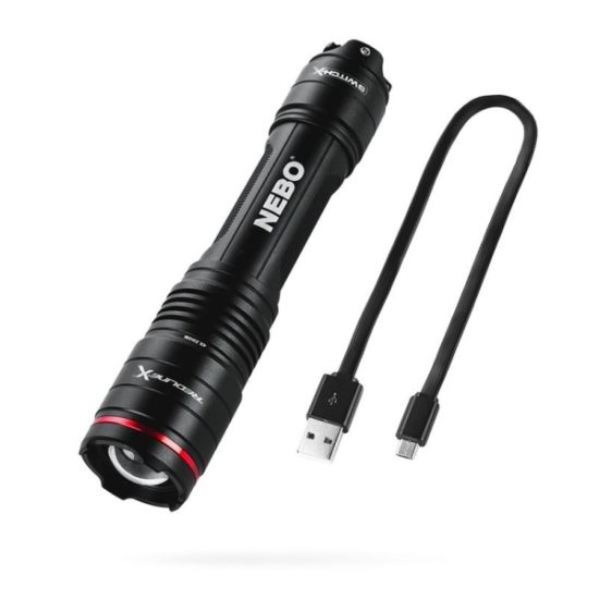 3006789 1800 lm Redline X LED Flashlight 18650 Battery - Black