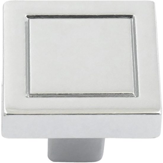 Laurey Cosmo 7/8 In. Polished Chrome Square Knob