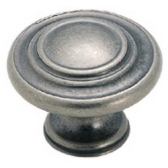 Amerock Inspirations Weathered Nickel 1-3/8 In. Cabinet Knob