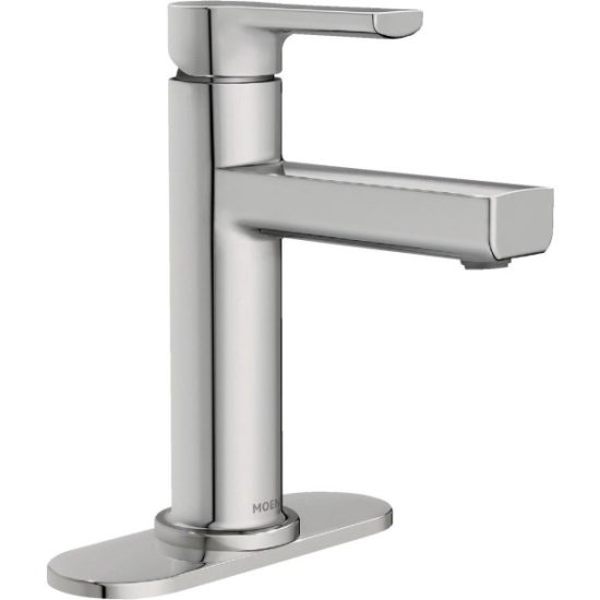 Moen Rinza Chrome 1-Handle Centerset Bathroom Faucet