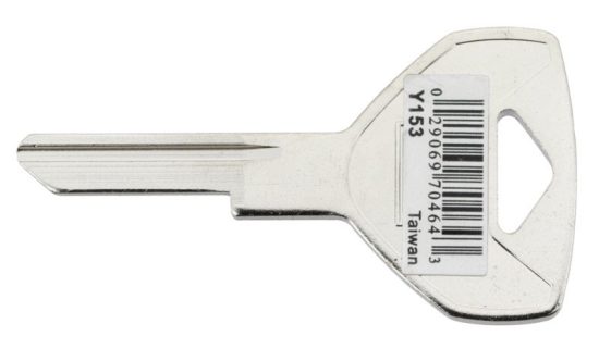 Hy-Ko Traditional Key Automotive Key Blank Single sided For Fits Most Chrysler Caravan Ignitions