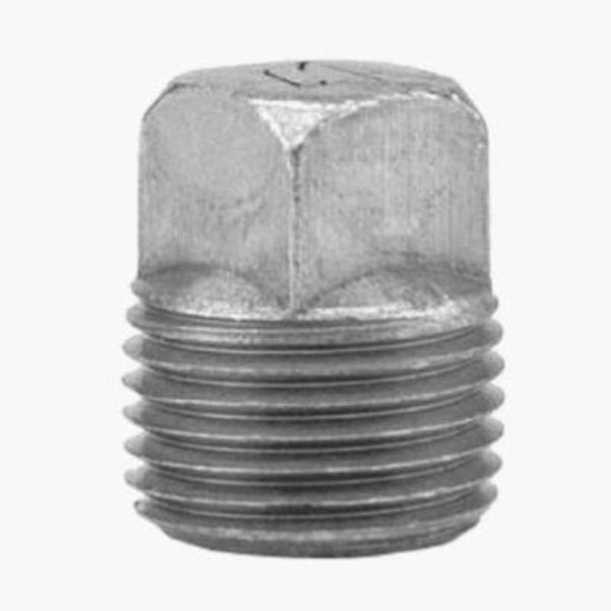 Anvil 1-1/2 In. Malleable Black Iron Square Head Pipe Plug