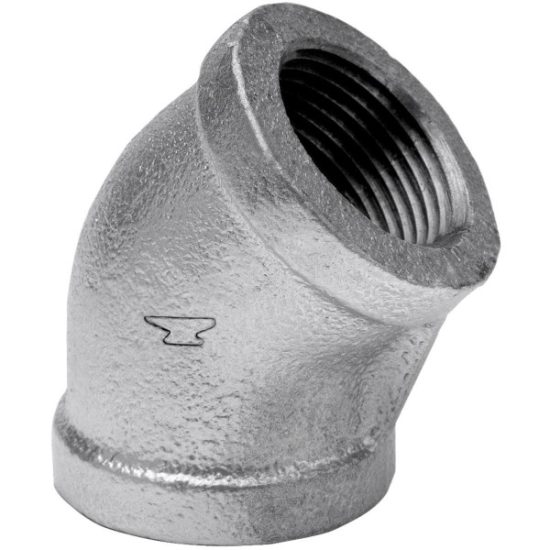 Anvil 3/4 In. 45 Deg. Galvanized Elbow (1/8 Bend)