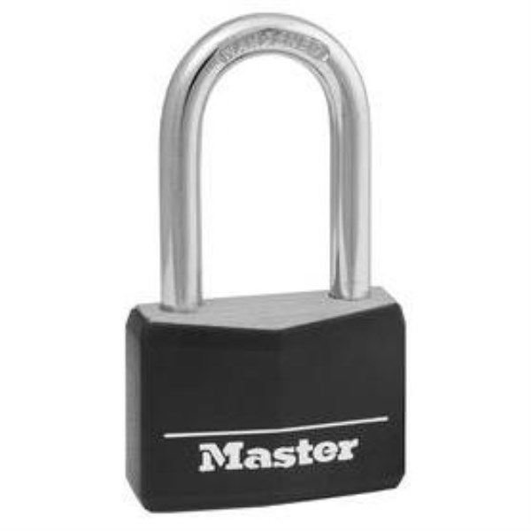 Master Lock 1-9/16 In. W. Covered Solid Body Padlock with 1-1/2 In. Shackle