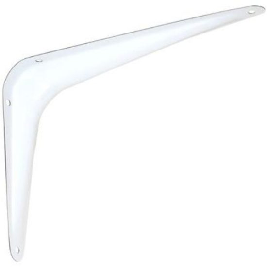 National 211 6 In. D. x 8 In. H. White Steel Shelf Bracket