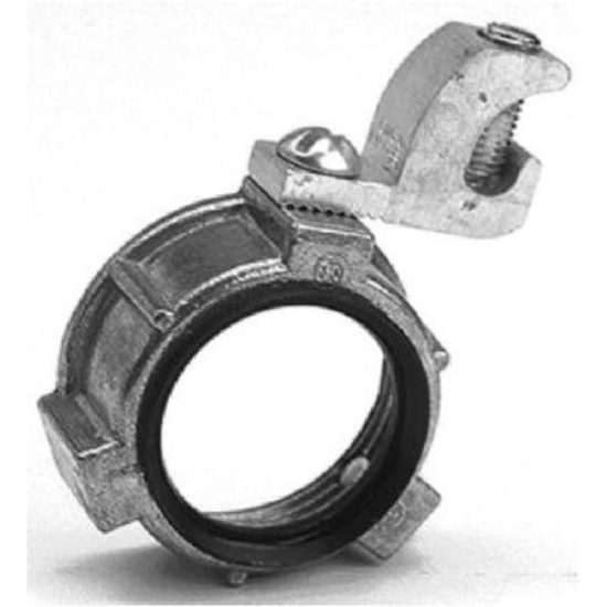 Halex 1-1/4 In. Rigid & IMC Insulated Metallic Grounding Conduit Bushing