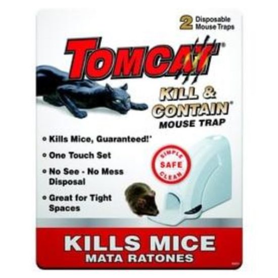 Tomcat Kill & Contain Mechanical Mouse Trap (2-Pack)